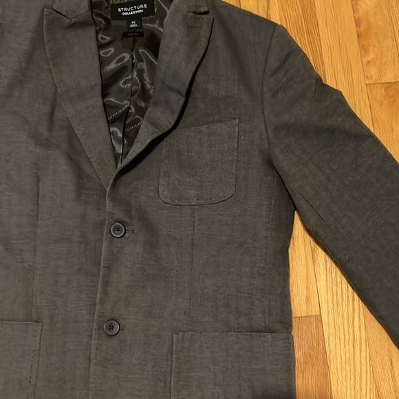 Men’s Grey Structure Collection Small/Slim Blazer - Picture 2 of 12